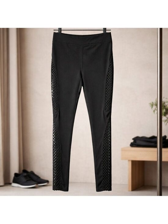 Rocawear Pants - Rocawear Black Mesh Panel Leggings Size S